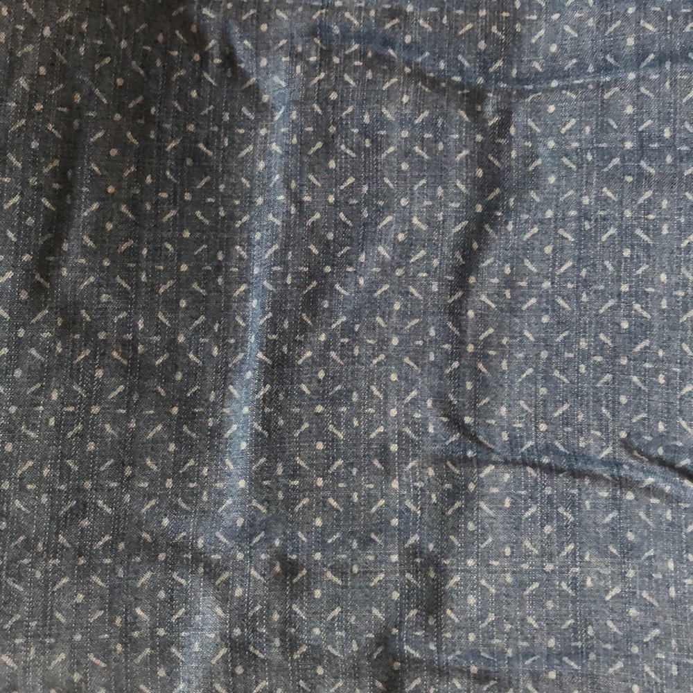 New Chambray Top Summer with String s XL, Blue - Picture 2 of 6
